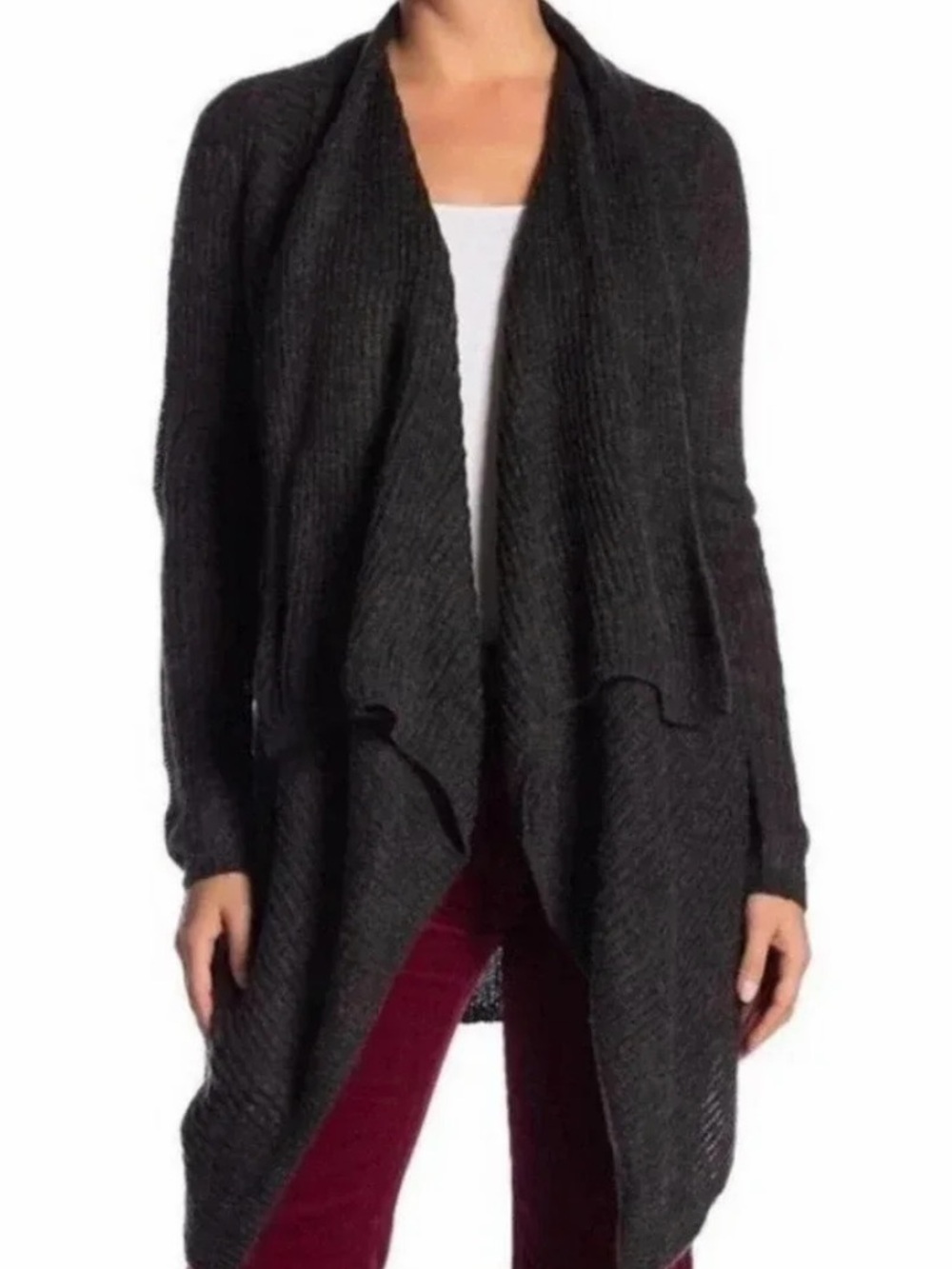 Divided Women’s Open Front Draped Cardigan Sweater